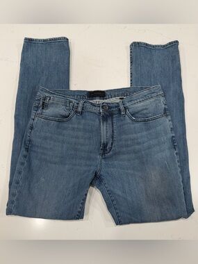 John Varvatos Men’s Bowery Slim Straight Fit Blue Jeans 34x32